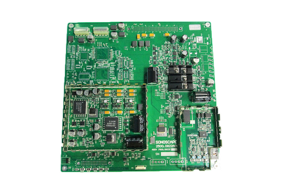 Color ultrasound control board